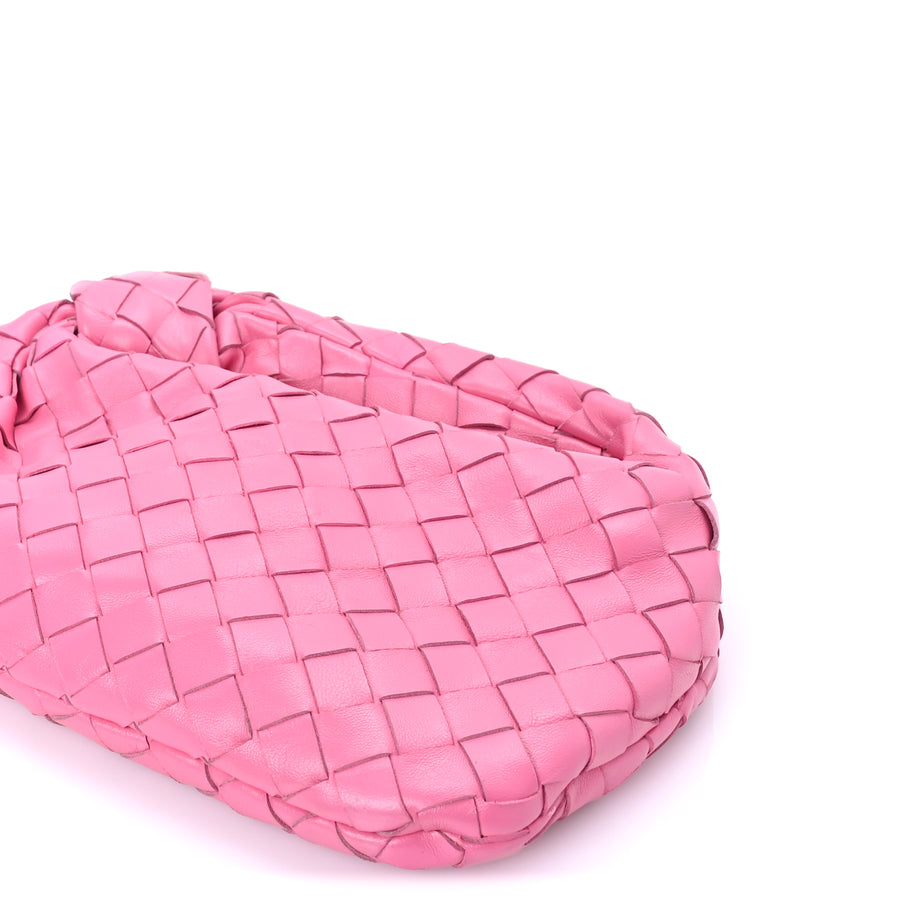 Bottega Veneta Nappa Intrecciato Mini Jodie  Pink Image 8