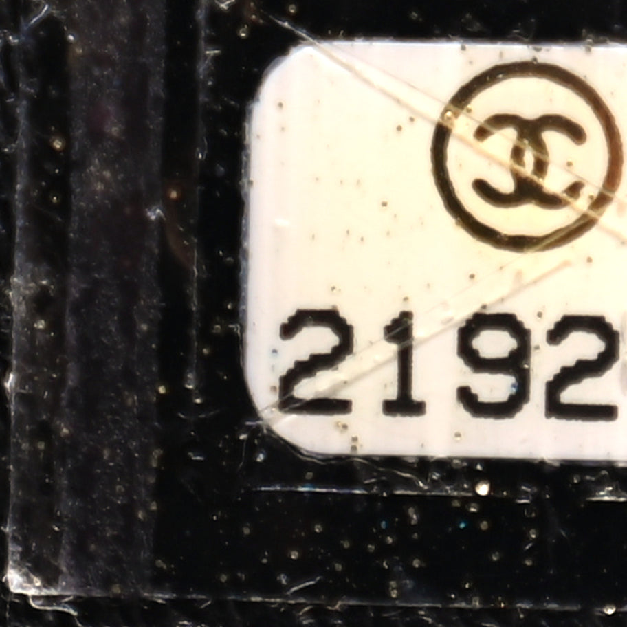 Chanel Iridescent Goatskin Quilted Small Double Carry Waist Chain Flap Purple Image 6