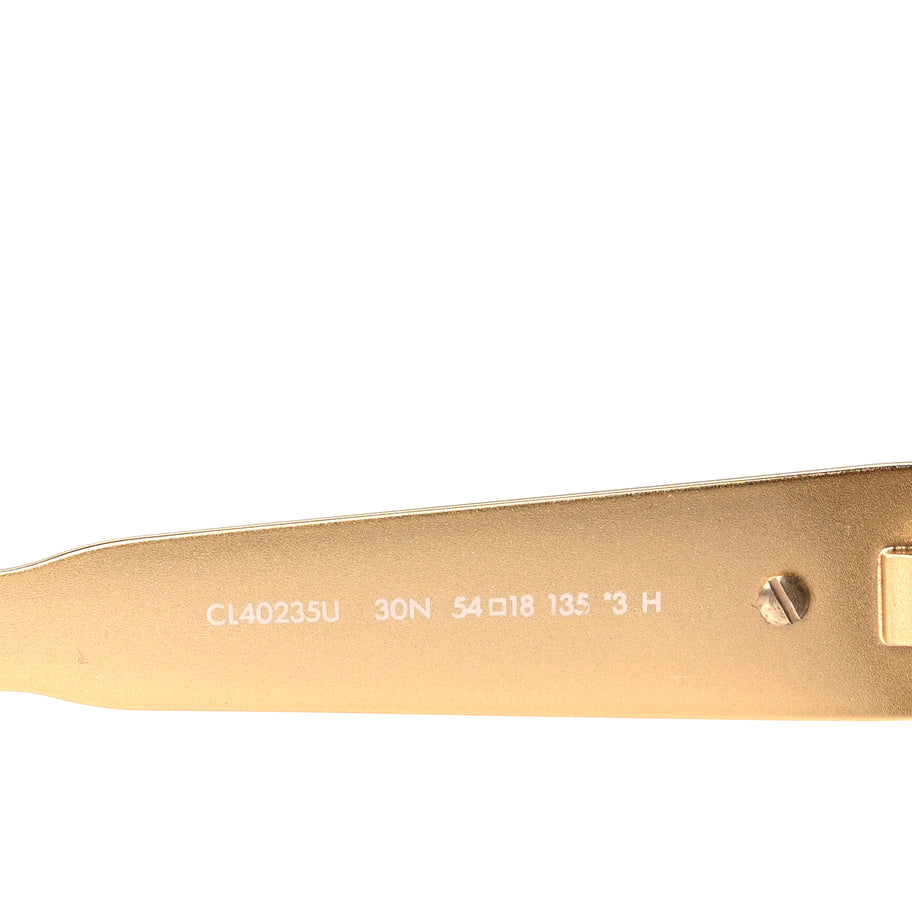 Celine Metal Triomphe 01 Sunglasses CL40235U Gold Green Image 6