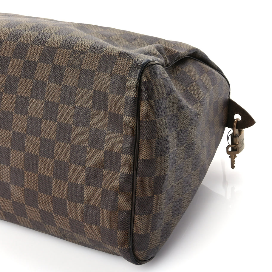 Louis Vuitton Damier Ebene Speedy 30 Image 8