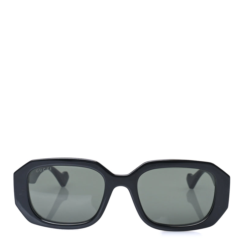  Gucci Acetate Rectangle Frame GG Generation Sunglasses GG1535S Black