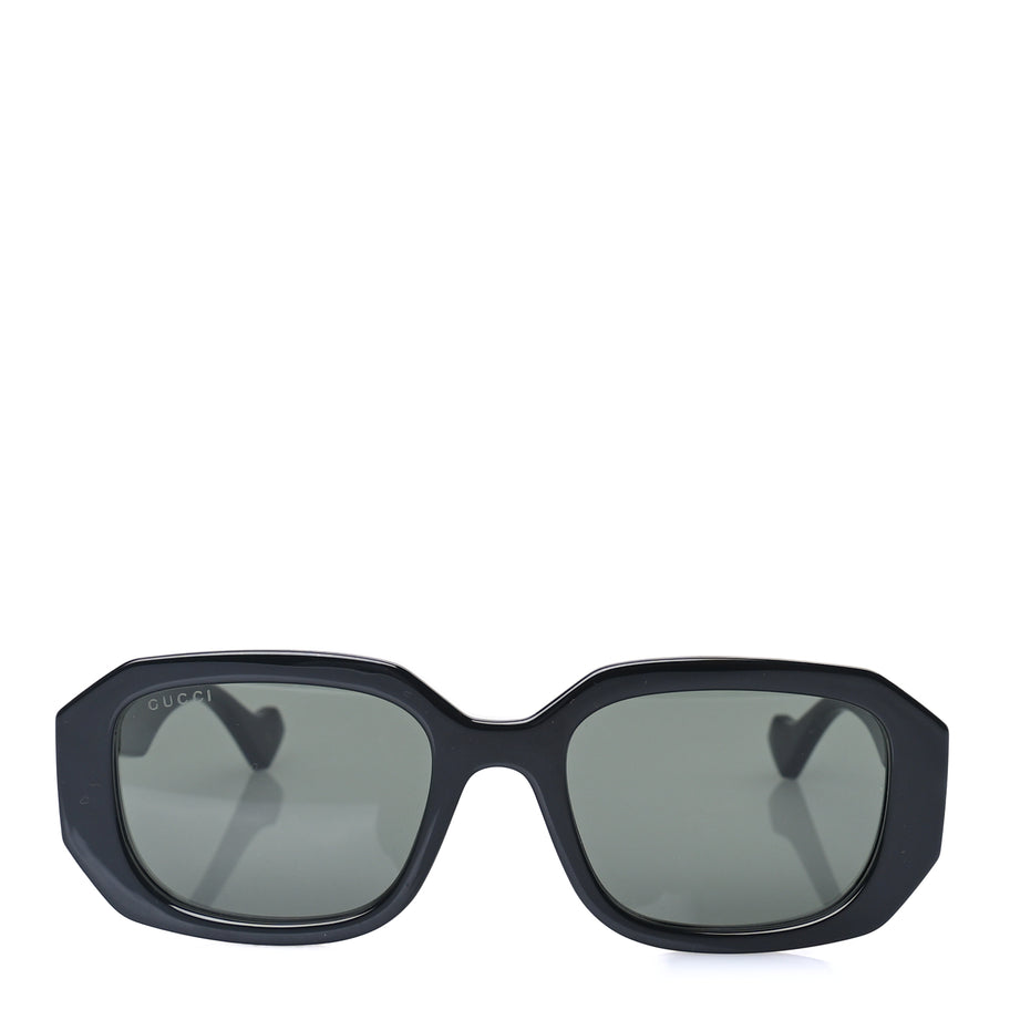 Gucci Acetate Rectangle Frame GG Generation Sunglasses GG1535S Black Image 2