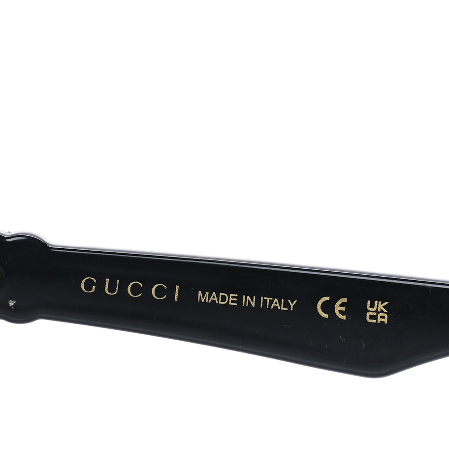 Gucci Acetate Rectangle Frame GG Generation Sunglasses GG1535S Black Image 6