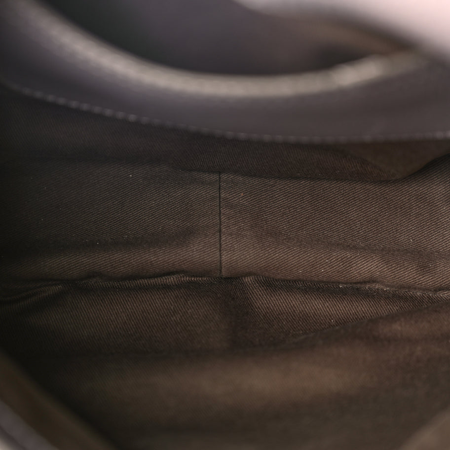 Chloe Grained Calfskin Medium Marcie Saddle Bag Cashmere Grey Image 4