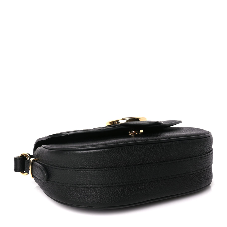 Louis Vuitton Grained Calfskin LV Pont 9 Soft MM Black Image 3