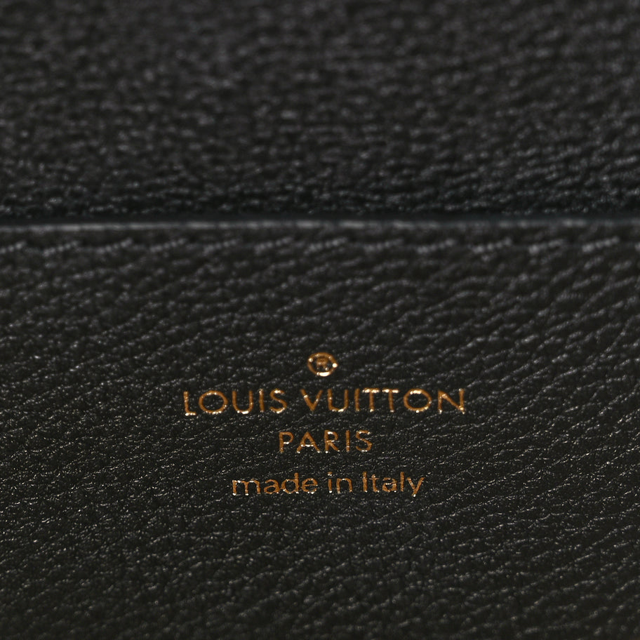 Louis Vuitton Grained Calfskin LV Pont 9 Soft MM Black Image 5