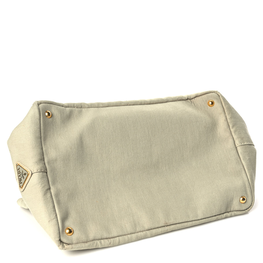 Prada Canvas Canapa Logo Tote Corda Image 3