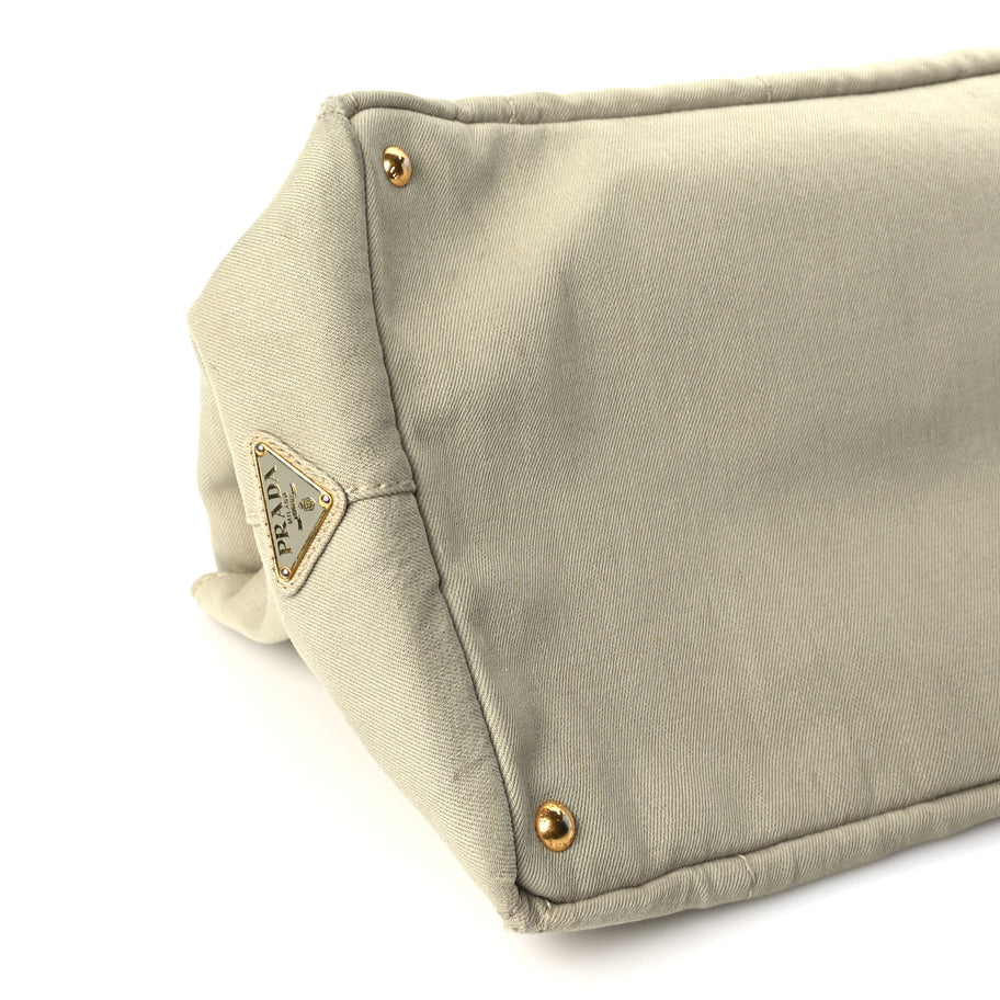 Prada Canvas Canapa Logo Tote Corda Image 7