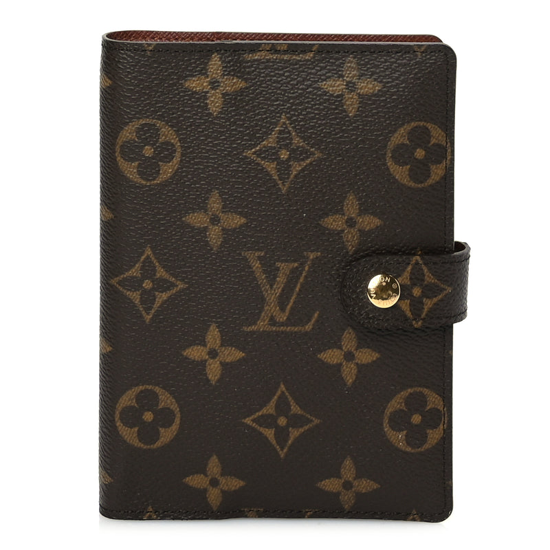  Louis Vuitton Monogram Small Ring Agenda Cover