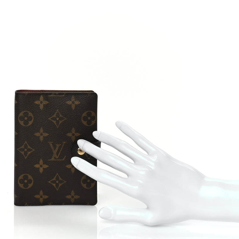  Louis Vuitton Monogram Small Ring Agenda Cover