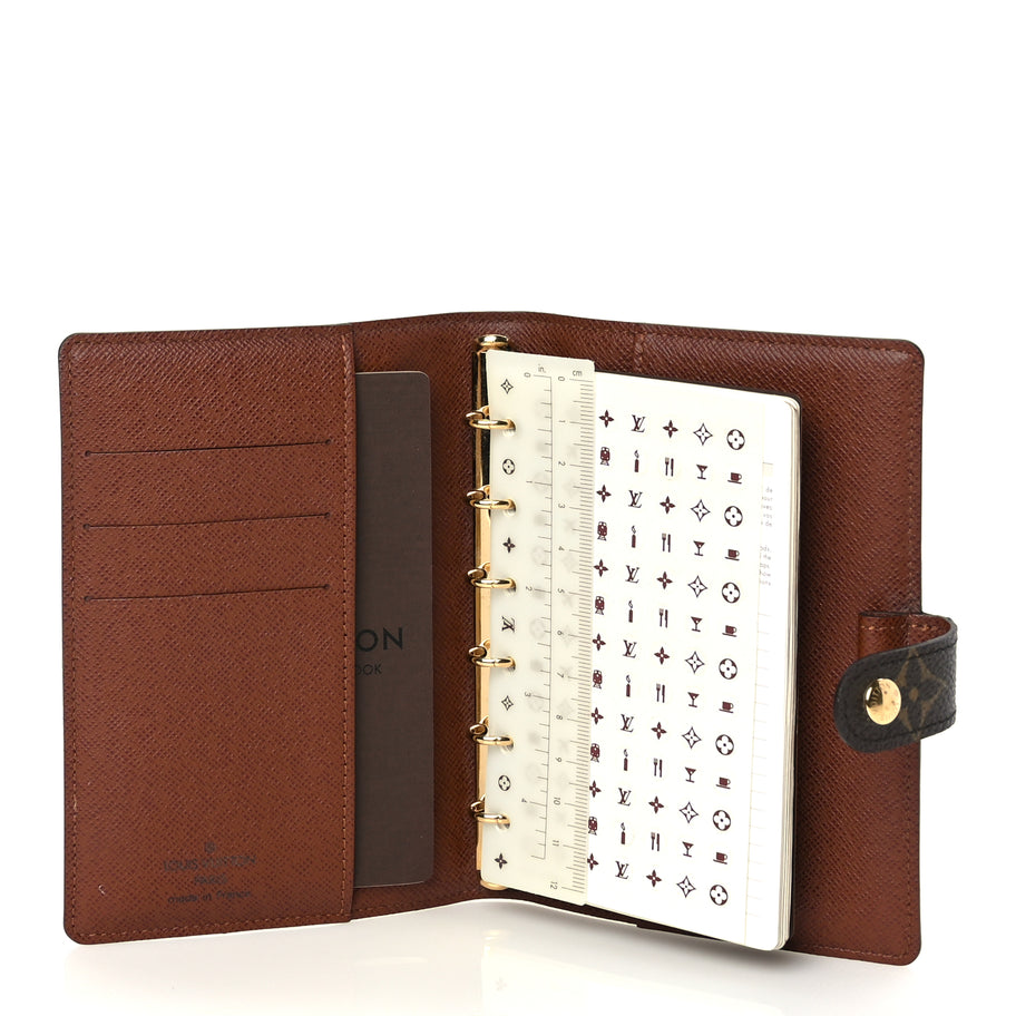 Louis Vuitton Monogram Small Ring Agenda Cover Image 5