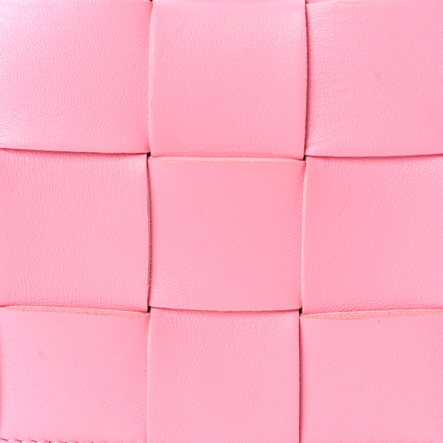 Bottega Veneta Lambskin Maxi Intreccio Small Cassette Crossbody Bag Ribbon Image 6