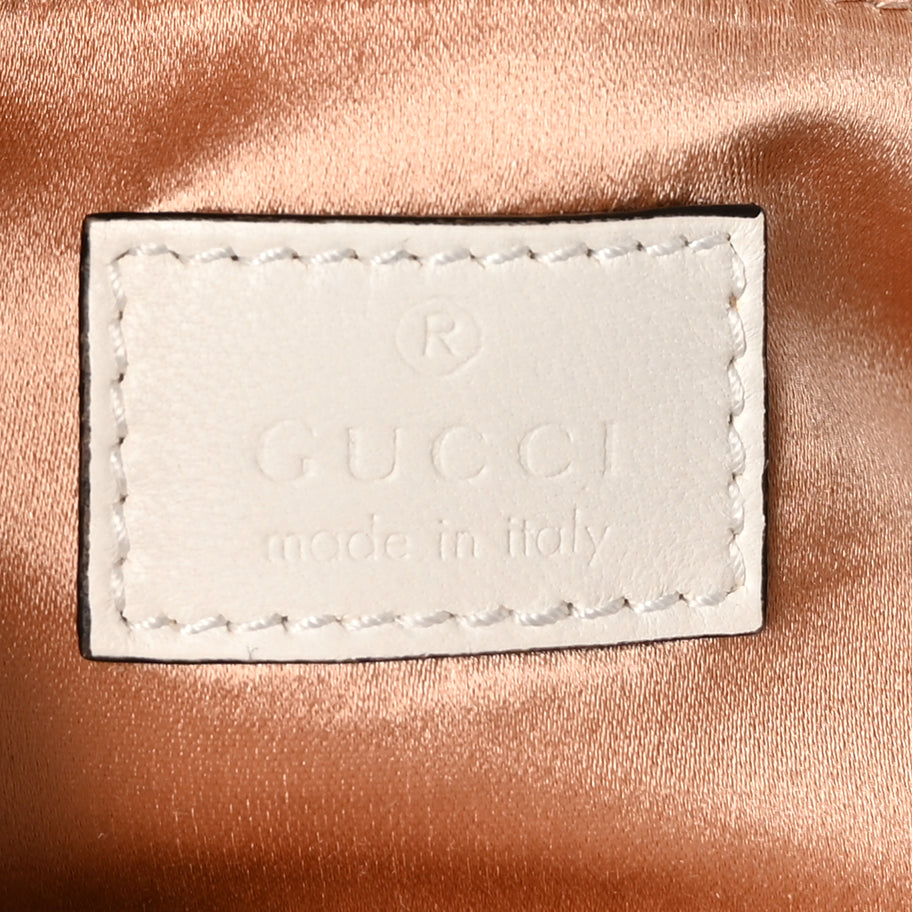 Gucci Nappa Vertical Matelasse Small Maxi Horsebit Chain Shoulder Bag Great White Image 5