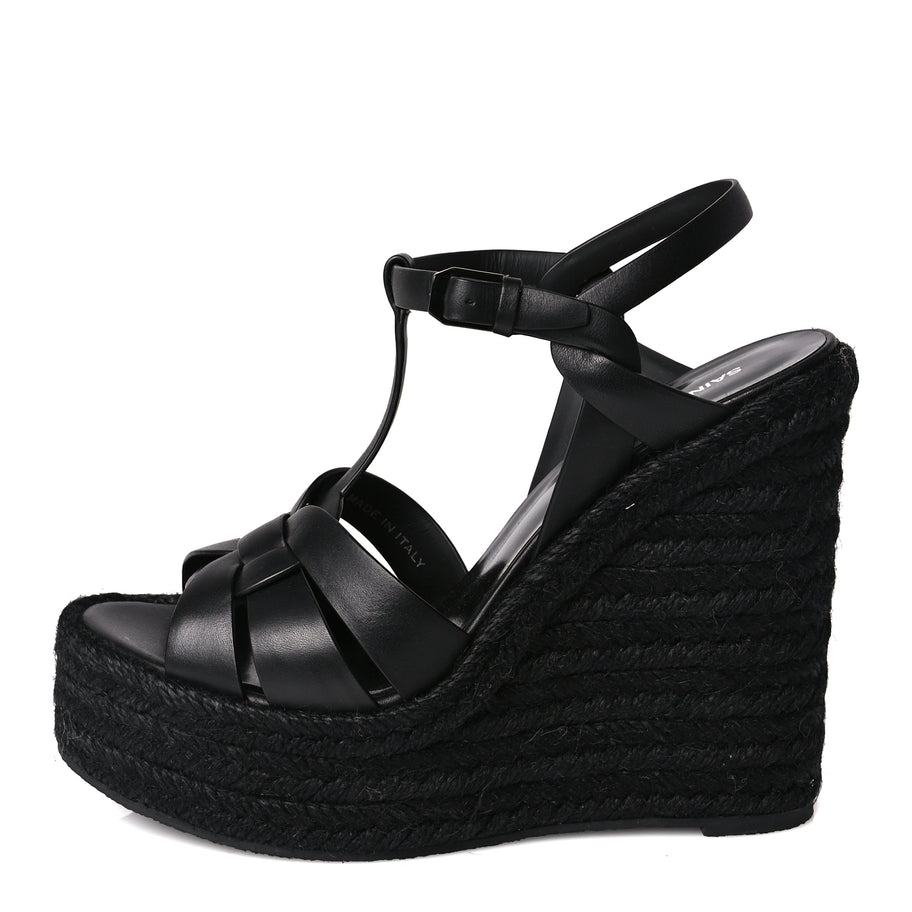 Saint Laurent Tribute Espadrille Wedge Heels Image 1