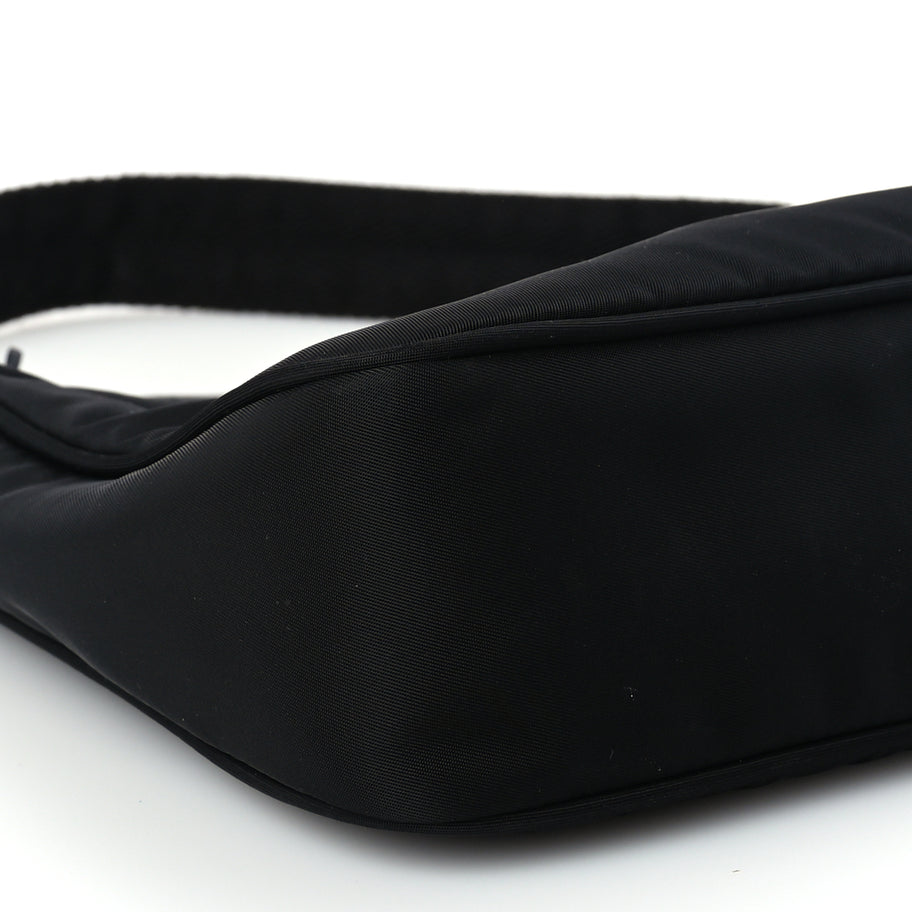 Prada Tessuto Nylon Mini Re-Edition 2000 Bag Black Image 7