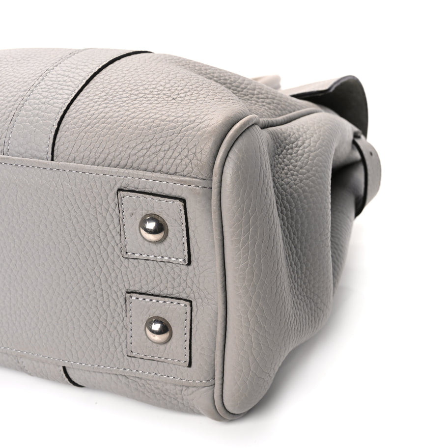 Mulberry Small Classic Grain Bayswater Pale Grey Image 6