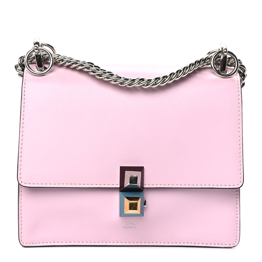 Fendi Vitello Liberty Studded Small Kan I Shoulder Bag   Peonia Multicolor Image 1