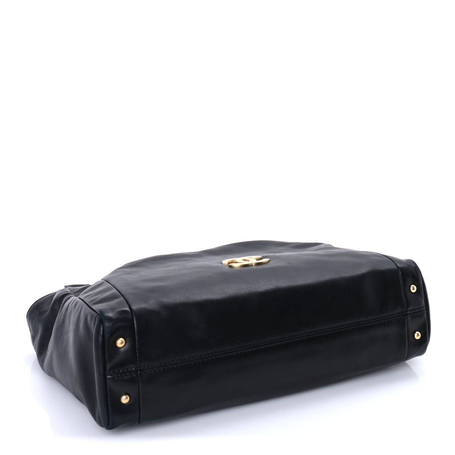 Chanel Lambskin Small Olsen Shoulder Bag Black Image 3