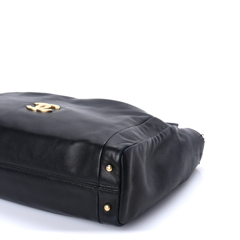 Chanel Lambskin Small Olsen Shoulder Bag Black Image 9