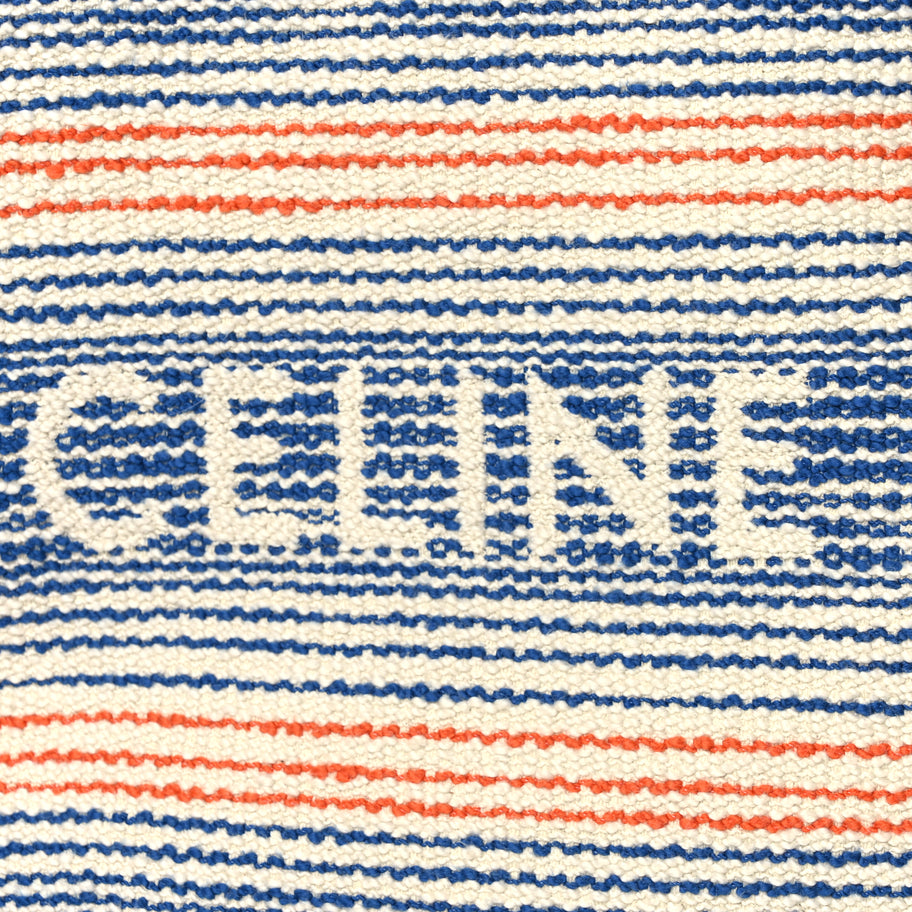 Celine Jacquard Striped Large Cabas Multicolor Image 7