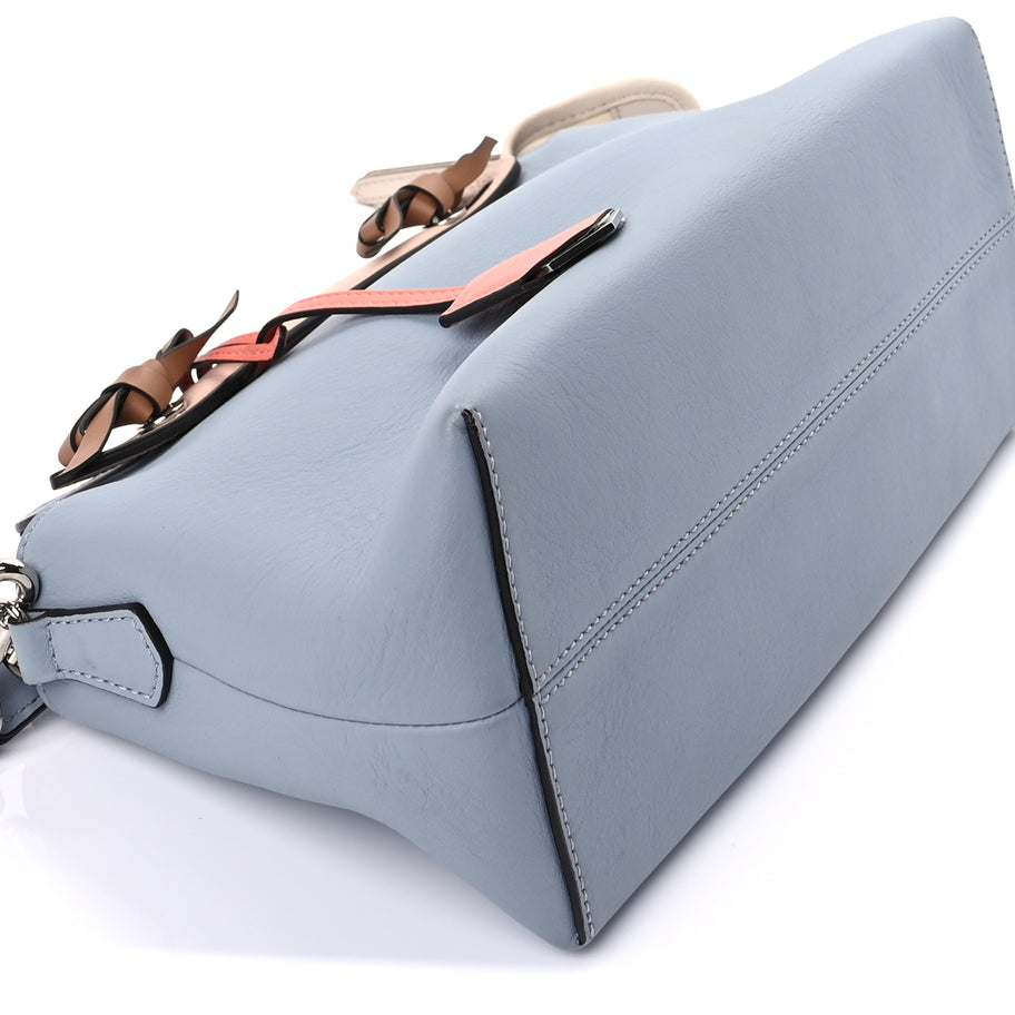 Fendi Vitello Dolce Knotted Medium By The Way Boston Bag  Polvere Orzo Multicolor Image 7