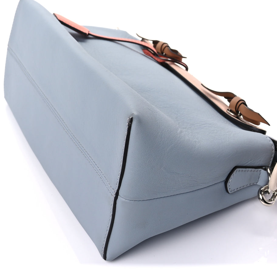 Fendi Vitello Dolce Knotted Medium By The Way Boston Bag  Polvere Orzo Multicolor Image 8