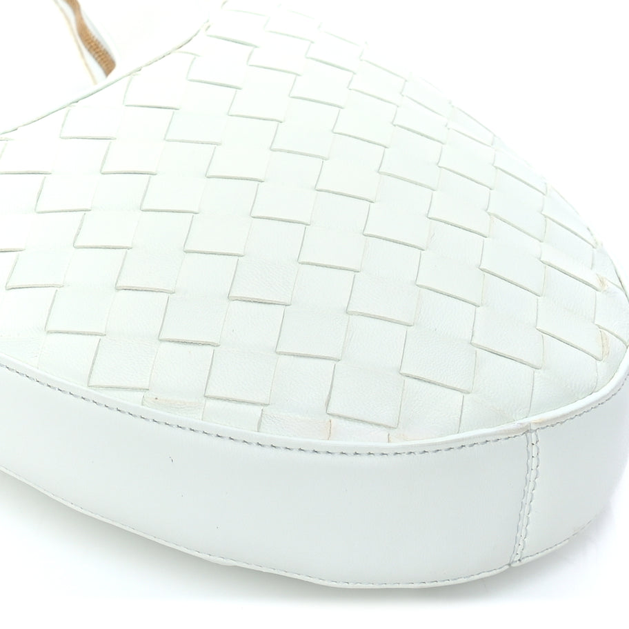 Bottega Veneta Nappa Intrecciato Small Drop Shoulder Bag  Glacier Image 7