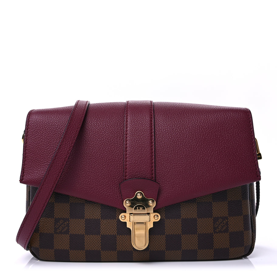 Louis Vuitton Damier Ebene Clapton  Raisin Image 1