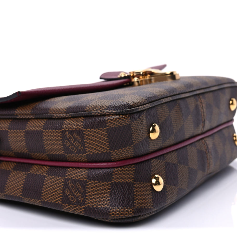 Louis Vuitton Damier Ebene Clapton  Raisin Image 7