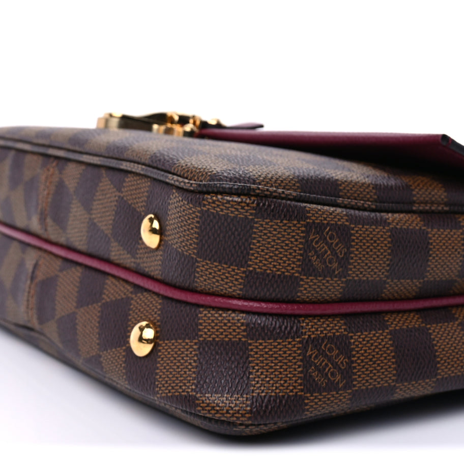Louis Vuitton Damier Ebene Clapton  Raisin Image 8