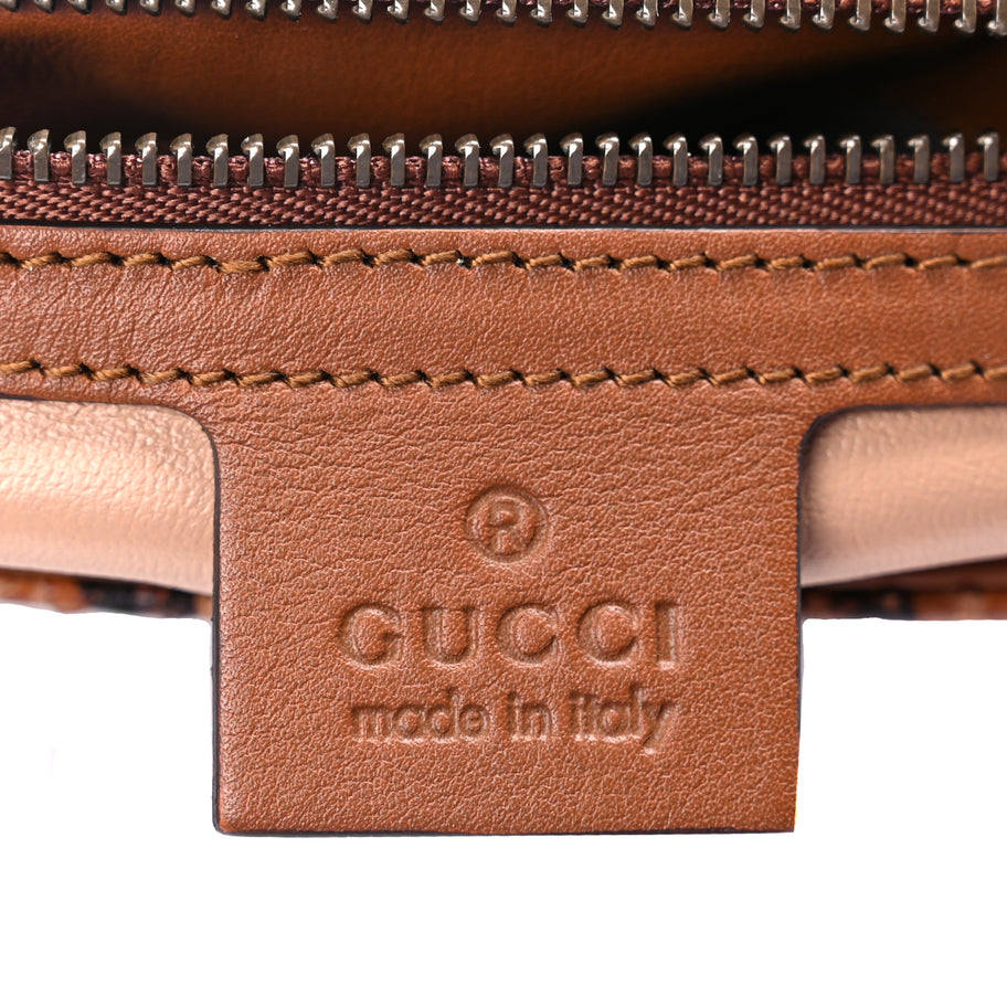 Gucci Snakeskin Matelasse Small GG Marmont Shoulder Bag Brown Image 5