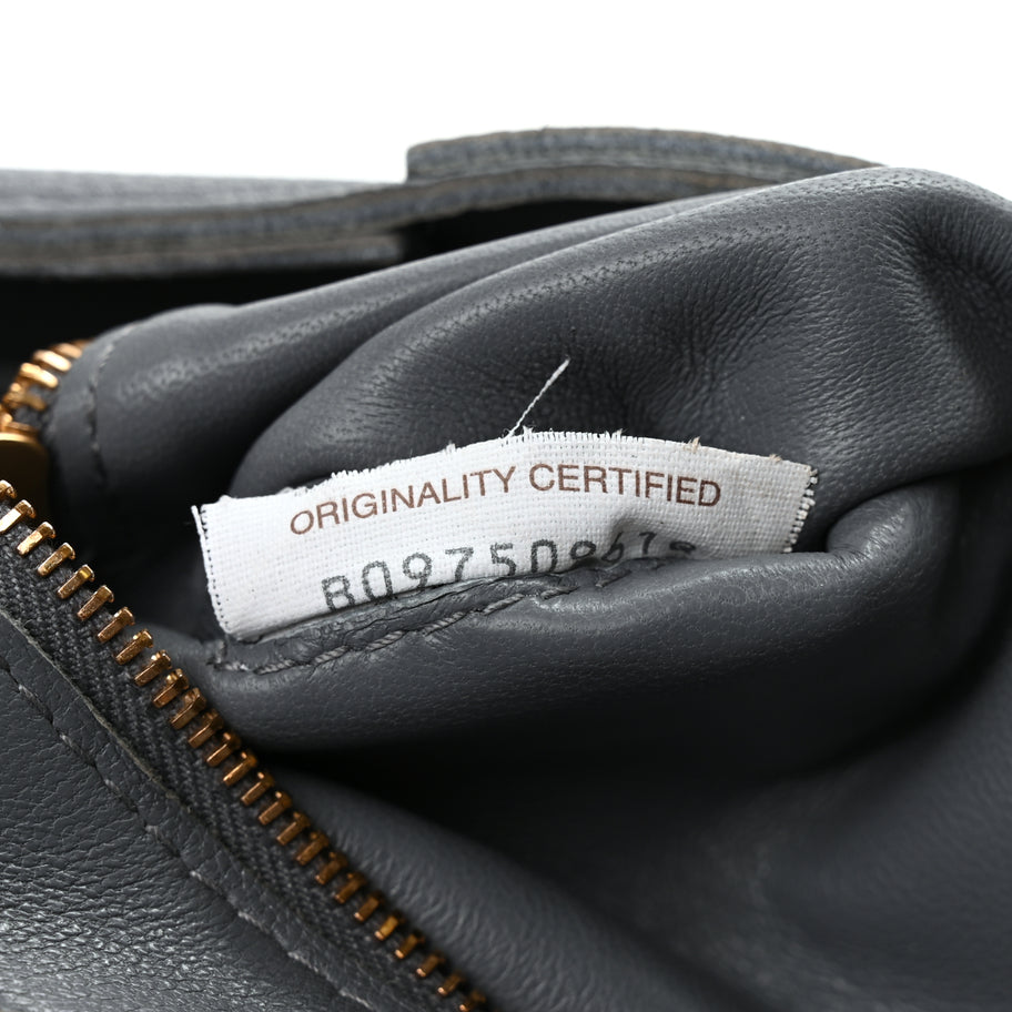 Bottega Veneta Grained Calfskin Maxi Intrecciato Cassette Crossbody Bag Thunder Image 6