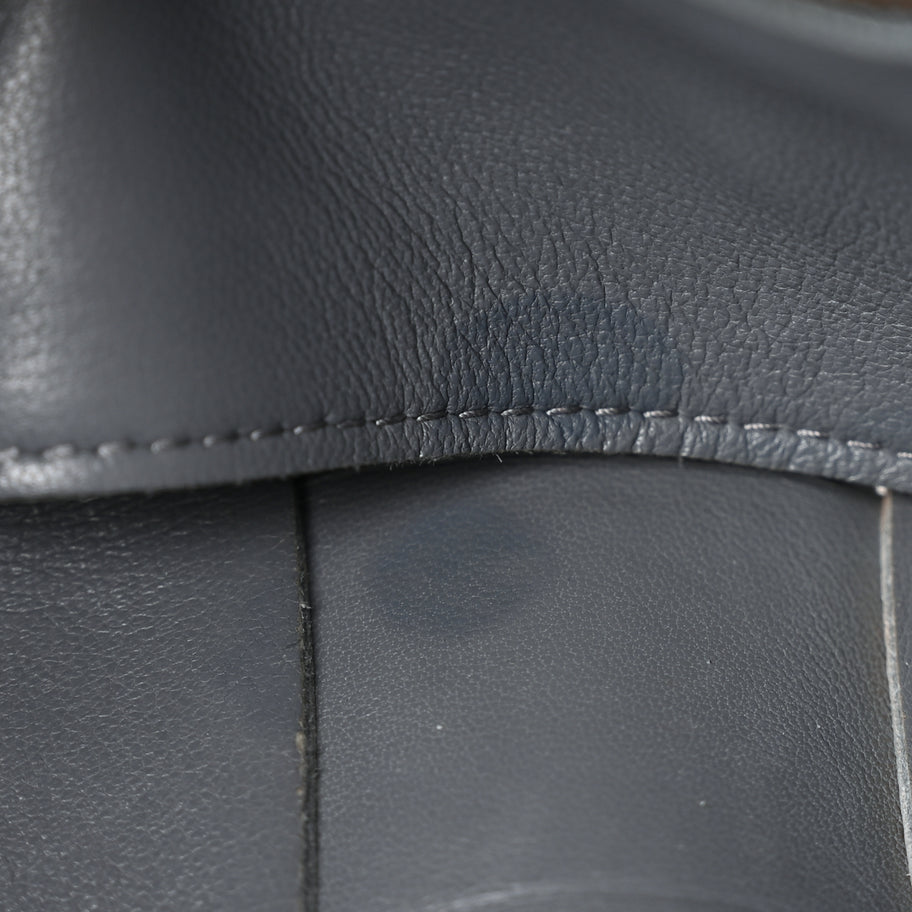 Bottega Veneta Grained Calfskin Maxi Intrecciato Cassette Crossbody Bag Thunder Image 12