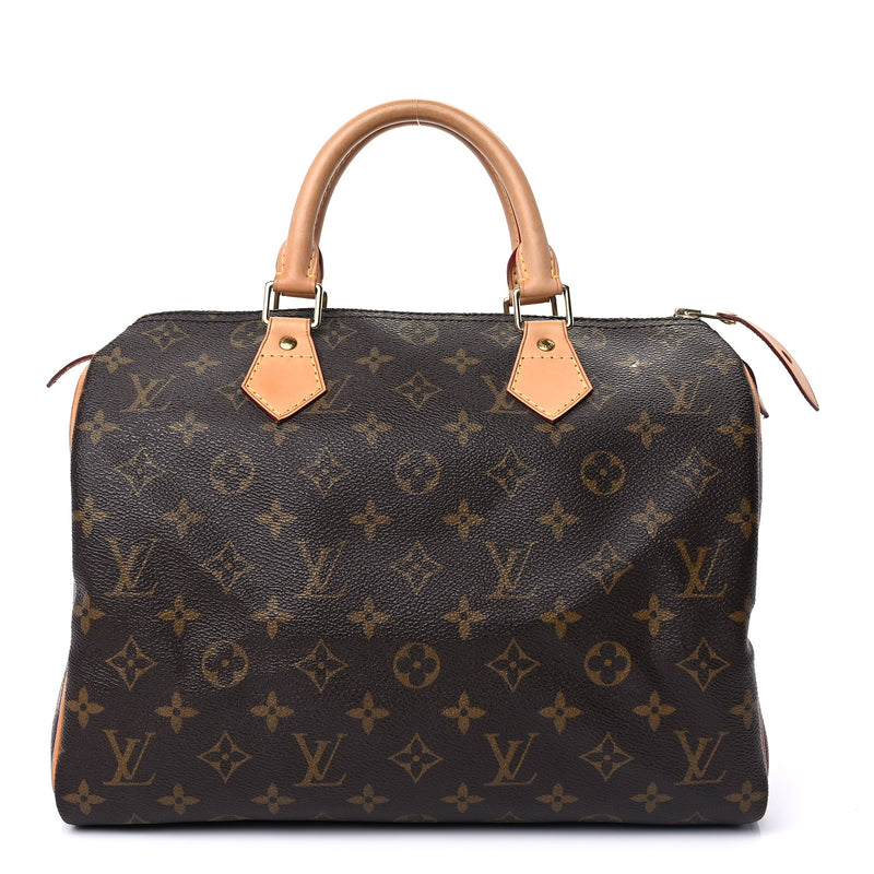  Louis Vuitton Monogram Speedy 30 Brown