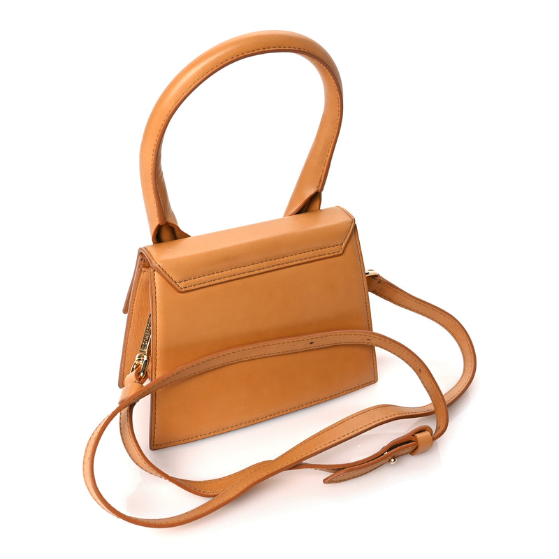  Jacquemus Smooth Calfskin Le Chiquito Moyen Beige