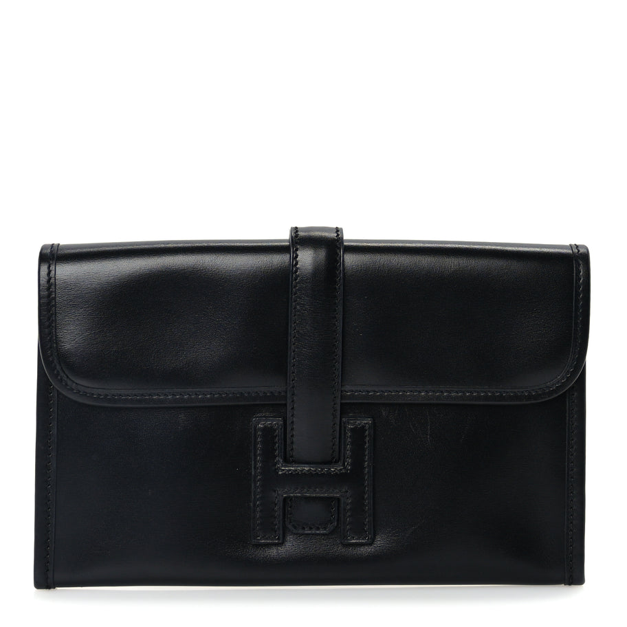 Hermes Box Mini Jige 20 Clutch  Black Image 1