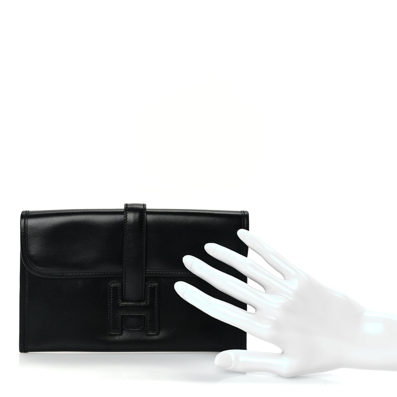  Hermes Box Mini Jige 20 Clutch  Black