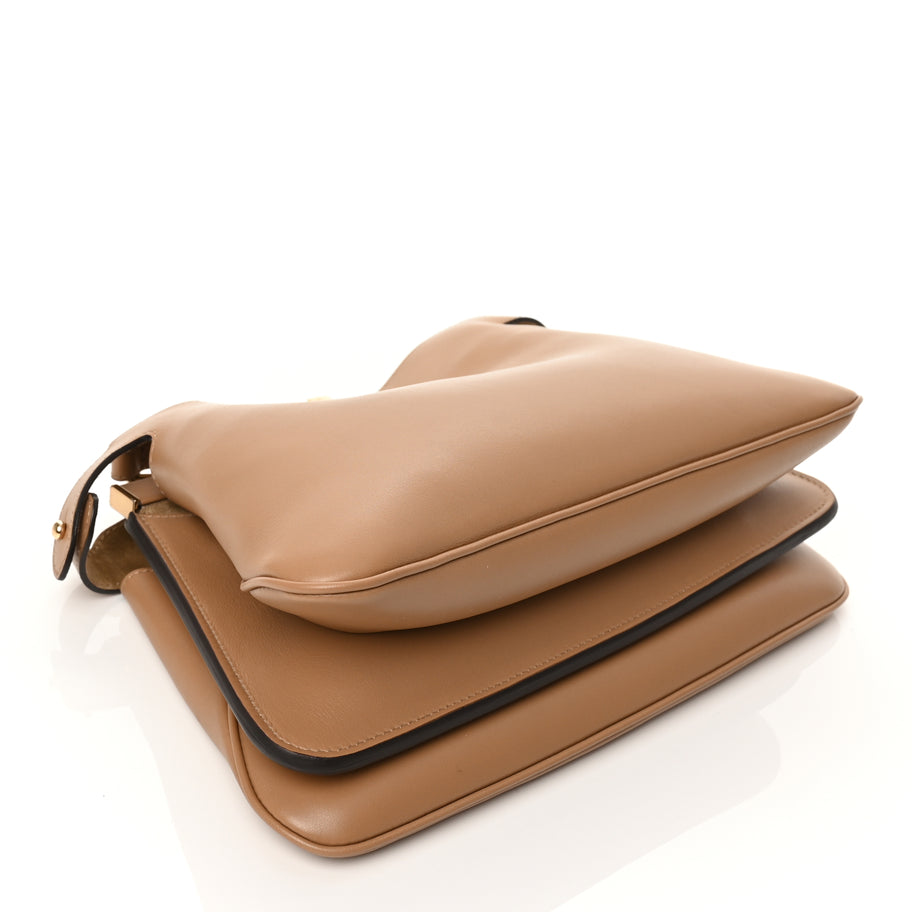 Fendi Vitello Small Soft Peekaboo Cappuccino Image 3