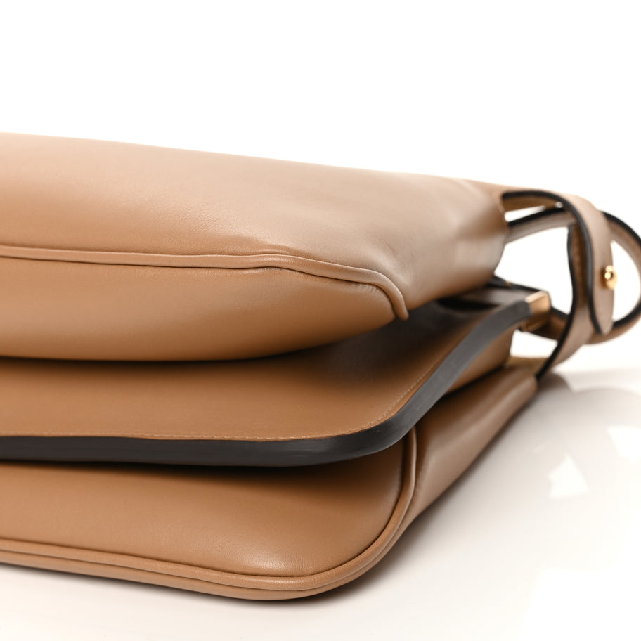 Fendi Vitello Small Soft Peekaboo Cappuccino Image 9