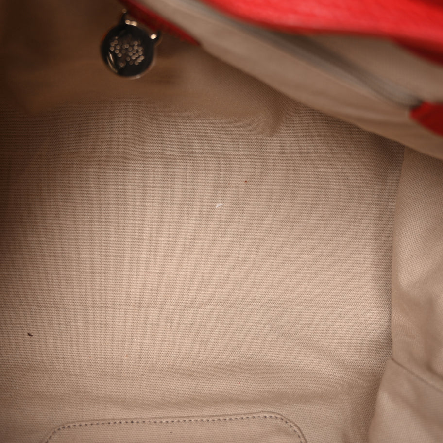 Mulberry Shrunken Calfskin Medium Alexa Poppy Red Image 4