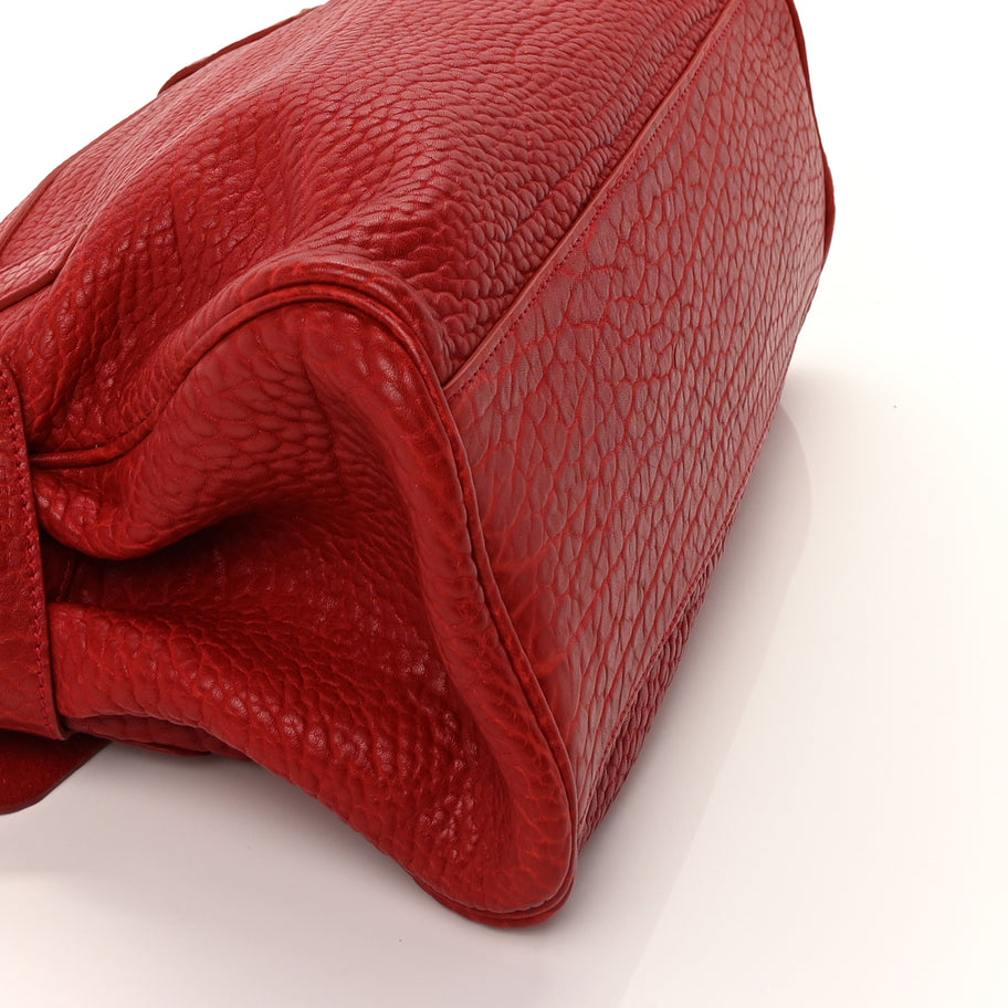 Mulberry Shrunken Calfskin Medium Alexa Poppy Red Image 7