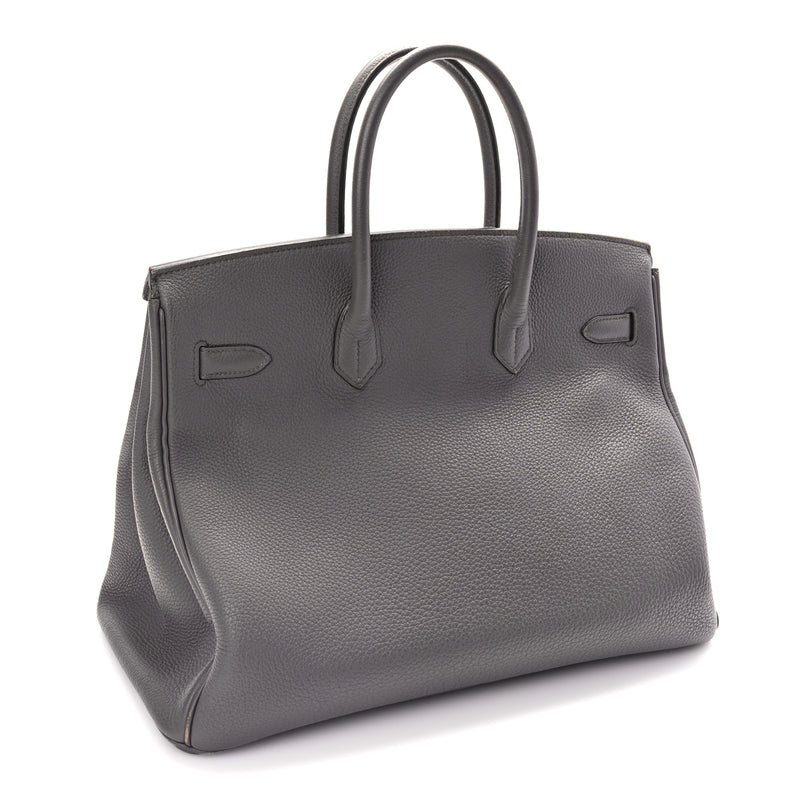  Hermes Togo Birkin 35 Etain