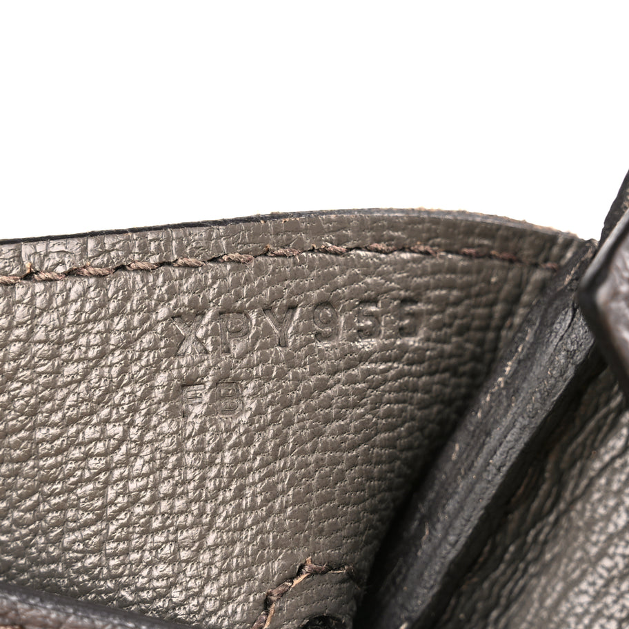 Hermes Togo Birkin 35 Etain Image 5