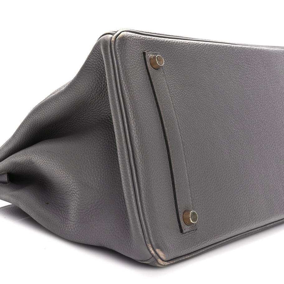 Hermes Togo Birkin 35 Etain Image 8