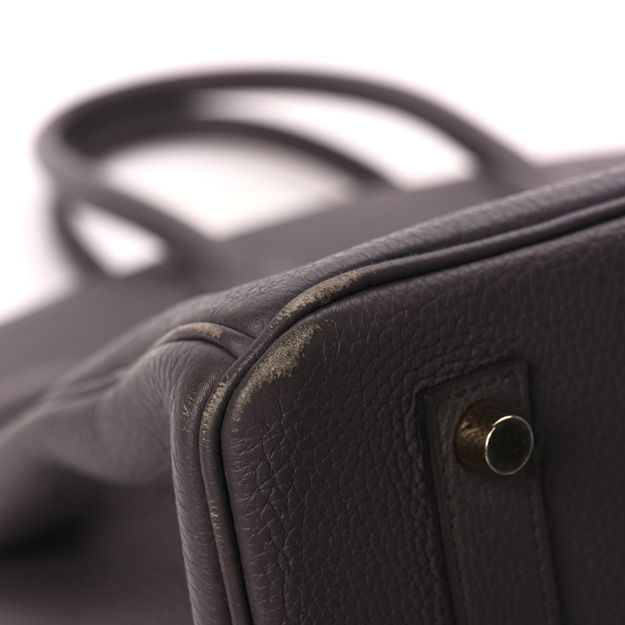 Hermes Togo Birkin 35 Etain Image 12