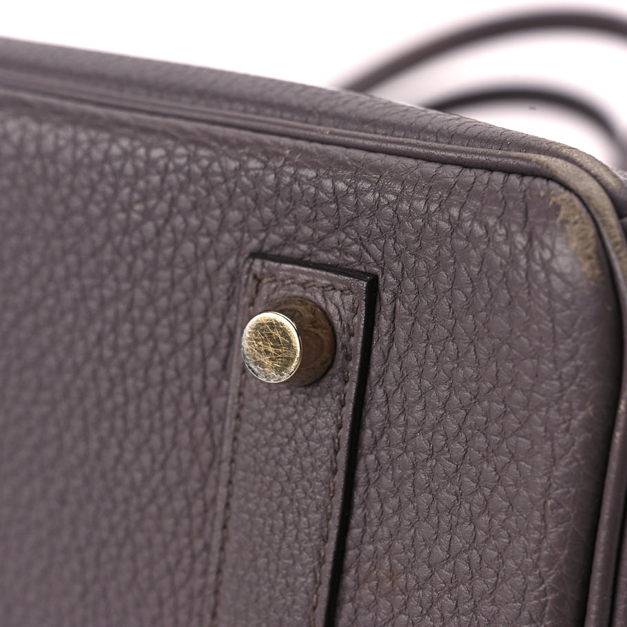 Hermes Togo Birkin 35 Etain Image 13