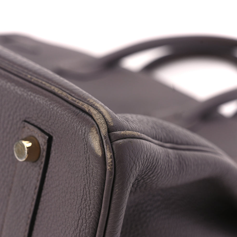 Hermes Togo Birkin 35 Etain Image 15