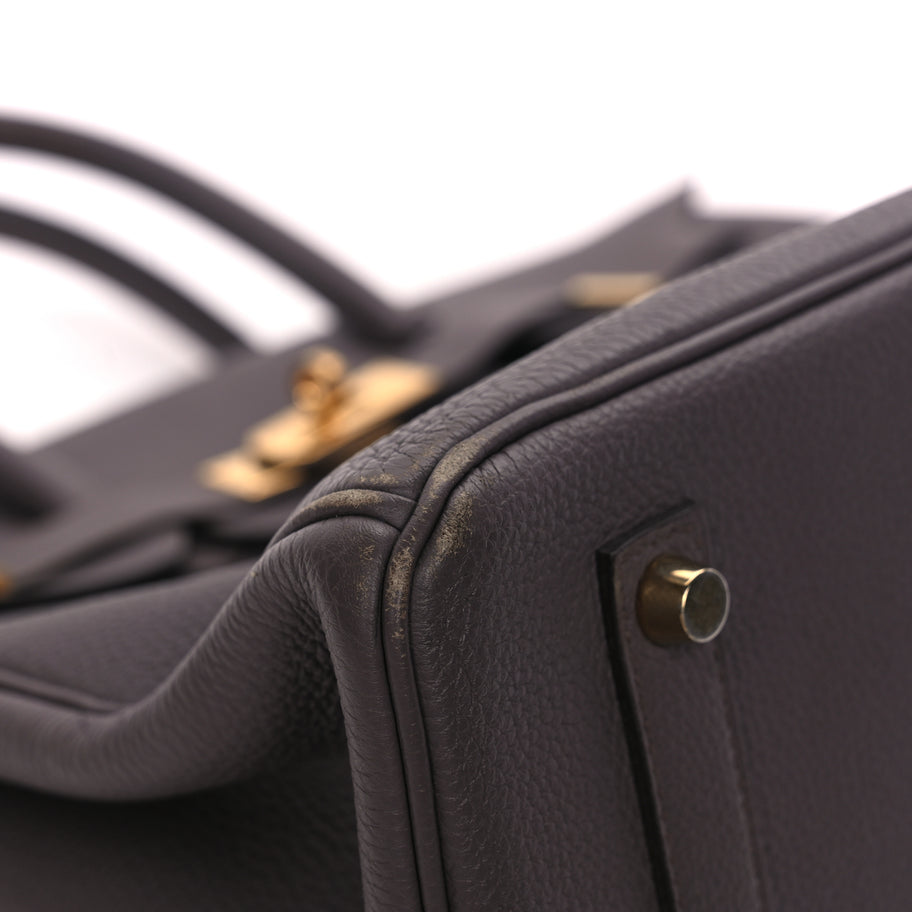 Hermes Togo Birkin 35 Etain Image 16