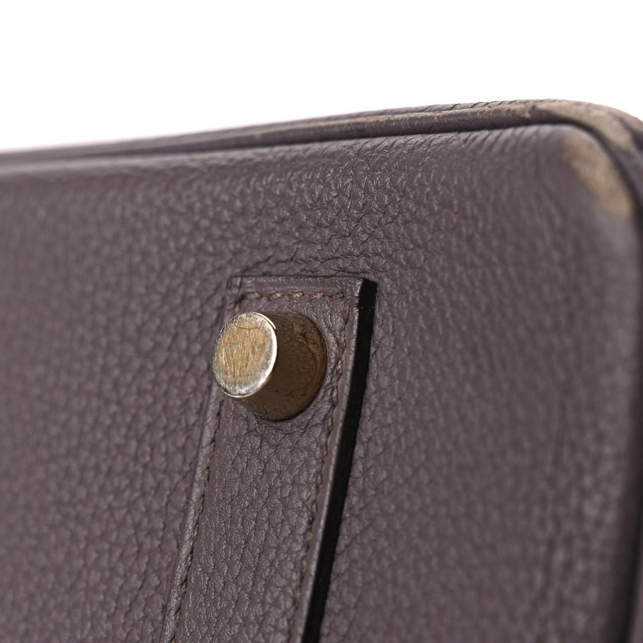 Hermes Togo Birkin 35 Etain Image 18