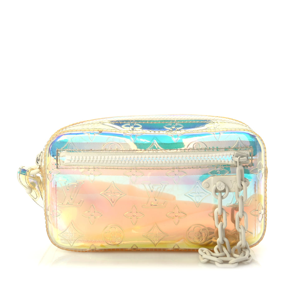 Louis Vuitton PVC Monogram Pochette Volga  Iridescent Prism Image 1